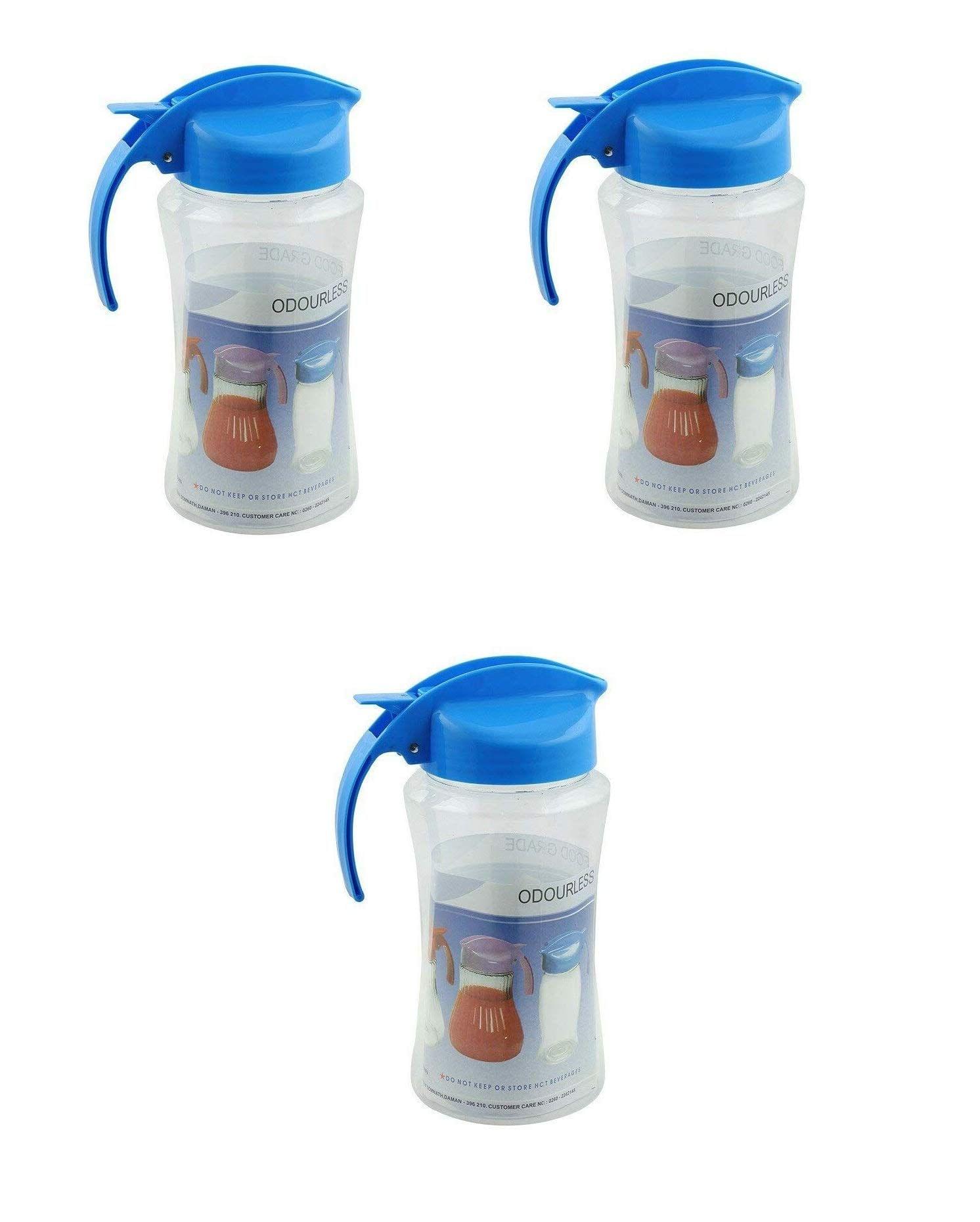 vessel crew Plastic Cooking Oil Dispenser/Oil Container 1000 ml set of 3