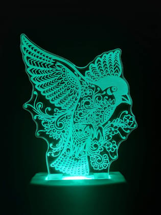 ONFLOW Birds 3D Multicolor Illusion Night Lamp