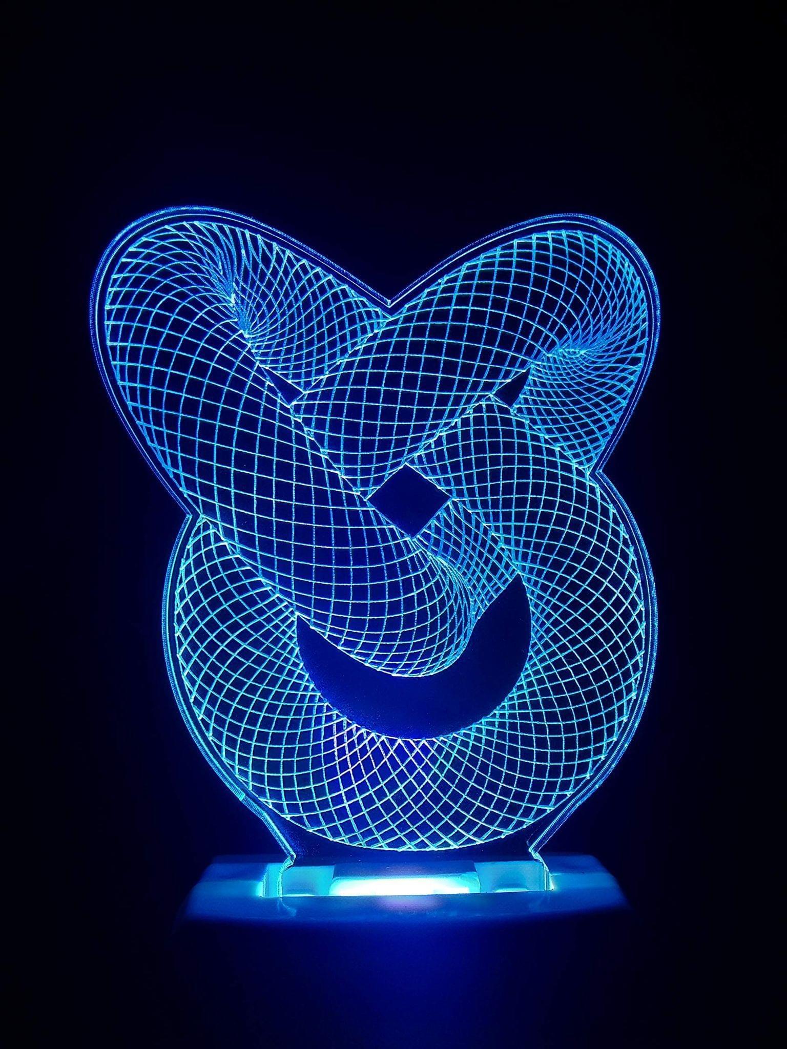 ONFLOW Magik Heart3D Multicolor Illusion Night Lamp