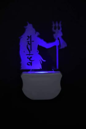 ONFLOW The Lord Shiv 3D Illusion Night Lamp Night Lamp (12 cm)