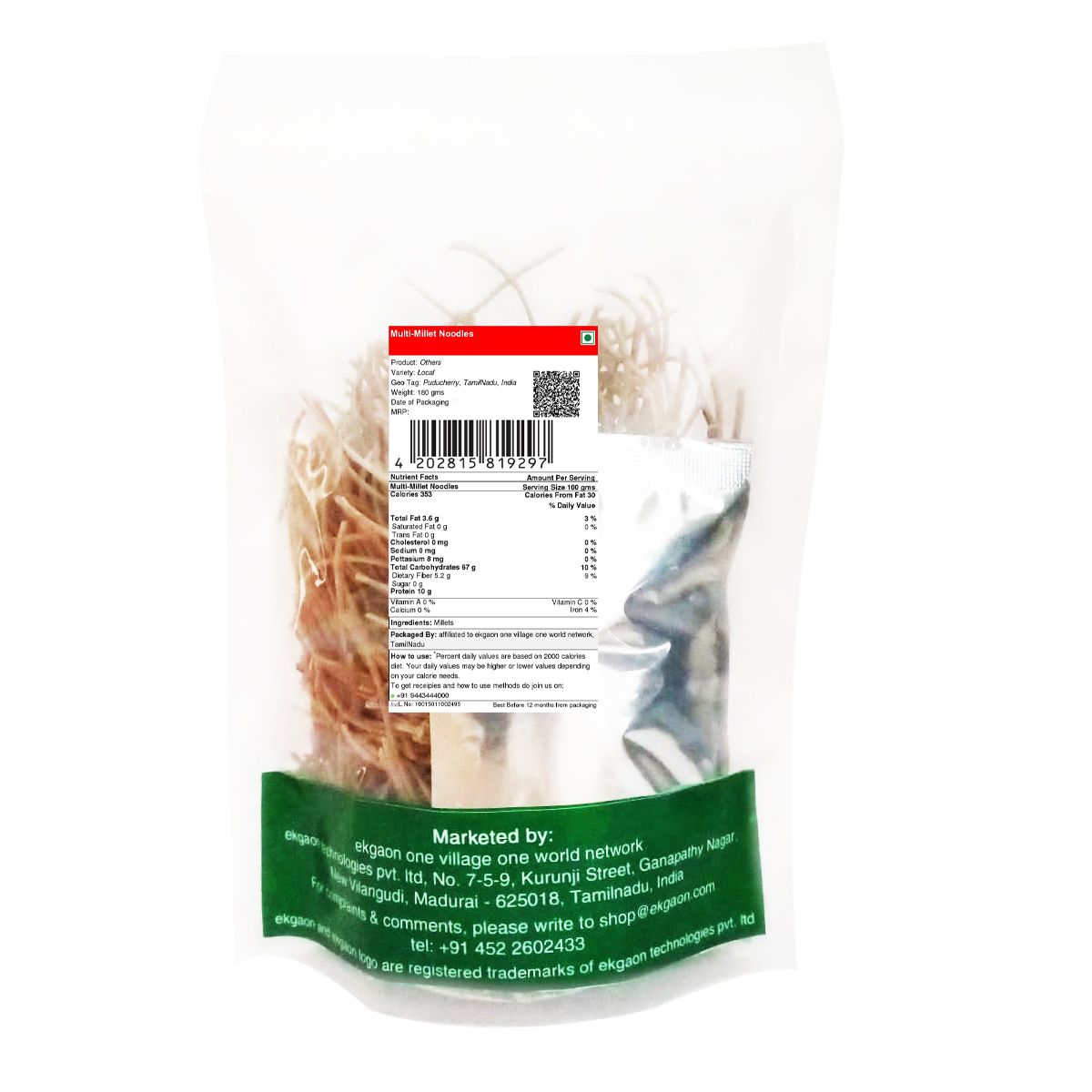 Multi-Millet Noodles 200gm