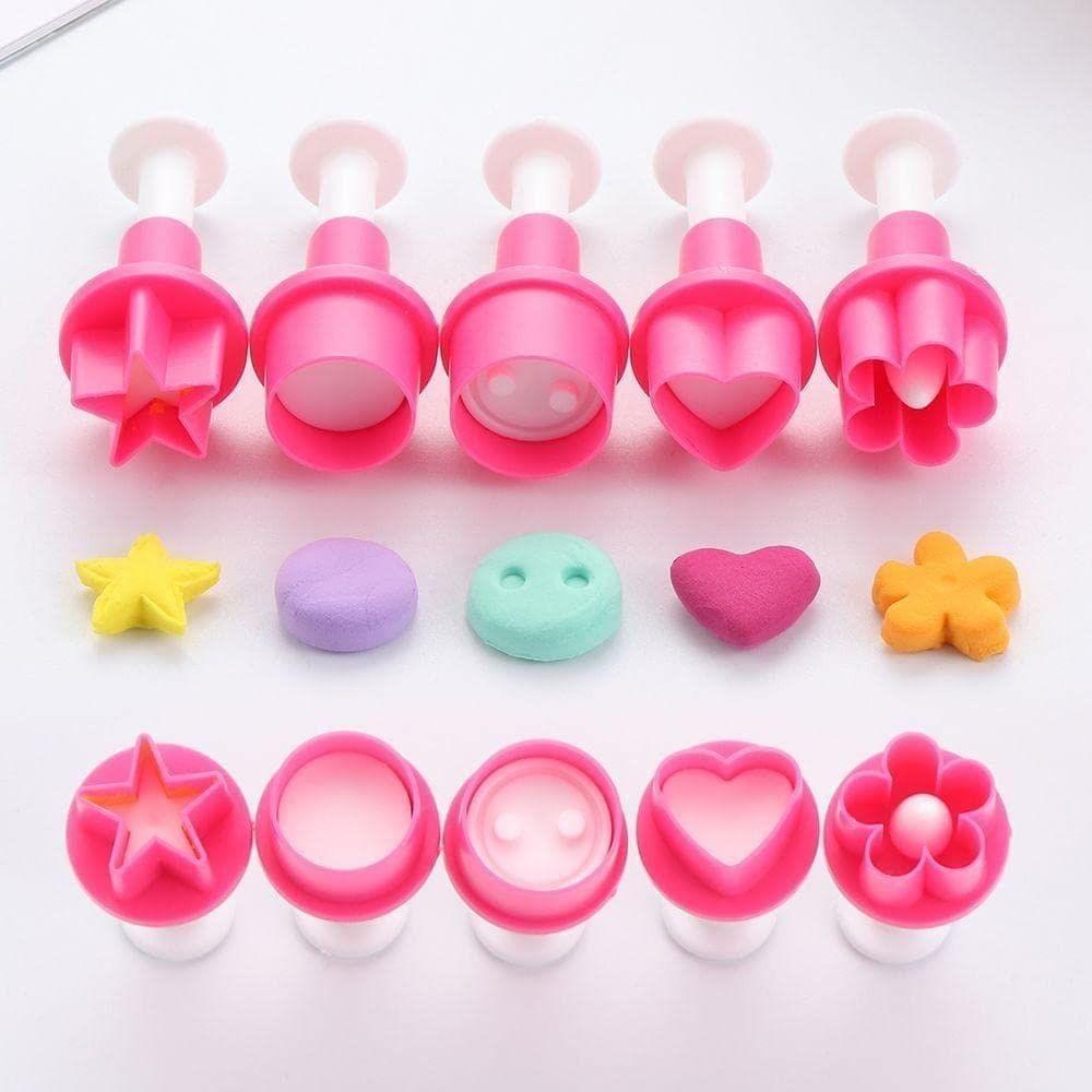 Skytail Fondant Plunger Cutters Set - 5 Shapes