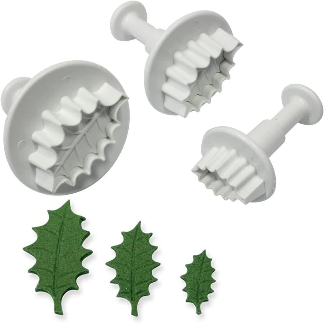 Skytail Holly Leaf Plunger and Christmas Tree Cutter Set
