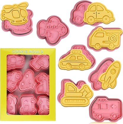 Skytail Vehicle Cookie Cutters Set of 8