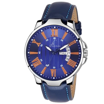 Sporty Blue Dial & Blue Strap with Day and Date Working Multi Function