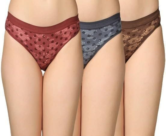 Be PerfectFashionable G-String Inner Wear Solid Cotton Panties/Panty Brief  for Women & Girls (Pack