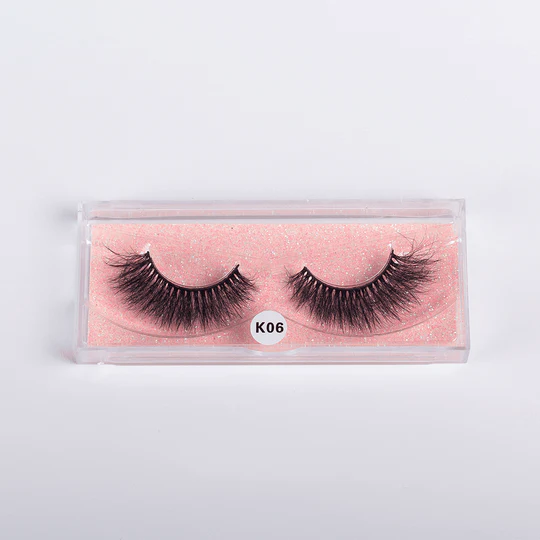 B.O.B.I Reusable Waterproof 15mm Faux Mink Natural Fluffy Wispy Long Karmic 5D Volume Eyelashes - 1 Pair