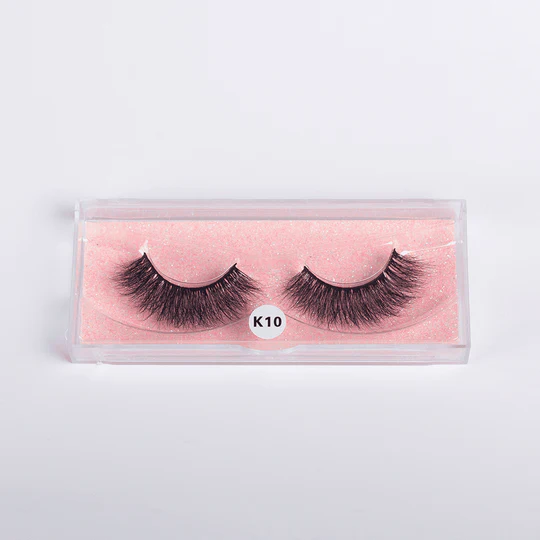 B.O.B.I Reusable Waterproof 15mm Faux Mink Natural Fluffy Wispy Long Kinky 5D Volume Eyelashes - 1 Pair