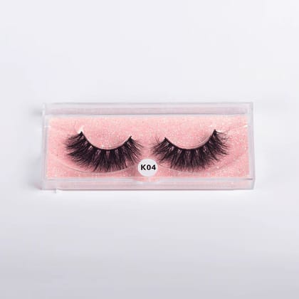 B.O.B.I Reusable Waterproof 15mm Faux Mink Natural Fluffy Wispy Long Krazy 5D Volume Eyelashes - 1 Pair