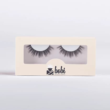 B.O.B.I Reusable Waterproof 15mm Synthetic Hair Natural Fluffy Wispy Long Deadly 5D Volume Eyelashes - 1 Pair