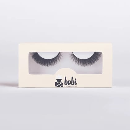 B.O.B.I Reusable Waterproof 15mm Synthetic Hair Natural Fluffy Wispy Long Darling 5D Volume Eyelashes - 1 Pair