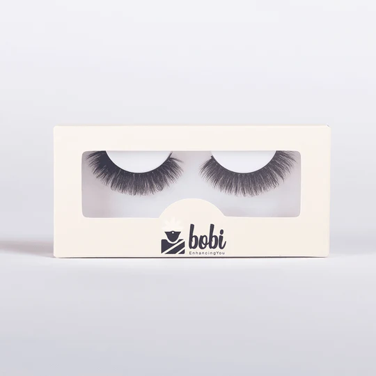 B.O.B.I Reusable Waterproof 15mm Synthetic Hair Natural Fluffy Wispy Long Dynamic 5D Volume Eyelashes - 1 Pair