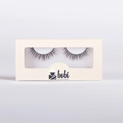 B.O.B.I Reusable Waterproof 15mm Synthetic Hair Natural Fluffy Wispy Long Dreamy 5D Volume Eyelashes - 1 Pair