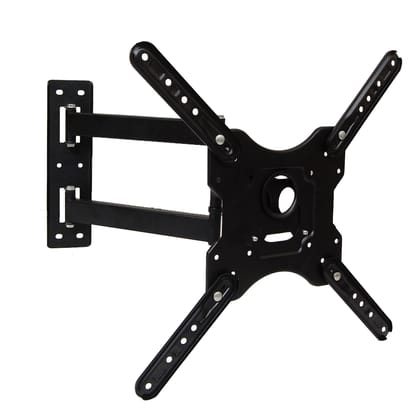 A2DR Universal Full Motion Tv Wall Mount/Stand 32 to 55 Inch LED LCD HD Plasma TV Stand Hanger(Black)(Tilted Angle +-15 Degree)