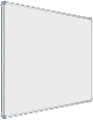 A2DR NonMagnetic 2x2 Feet Double Sided White Board and Chalk Board Both Side Writing Boards, one Side White Marker and Reverse Side Chalk Board Surface (2x2 )