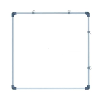 A2DR Non-Magnetic Double-Sided 2in1 White Board & Green Chalk Board Quality with Hanging Hooks