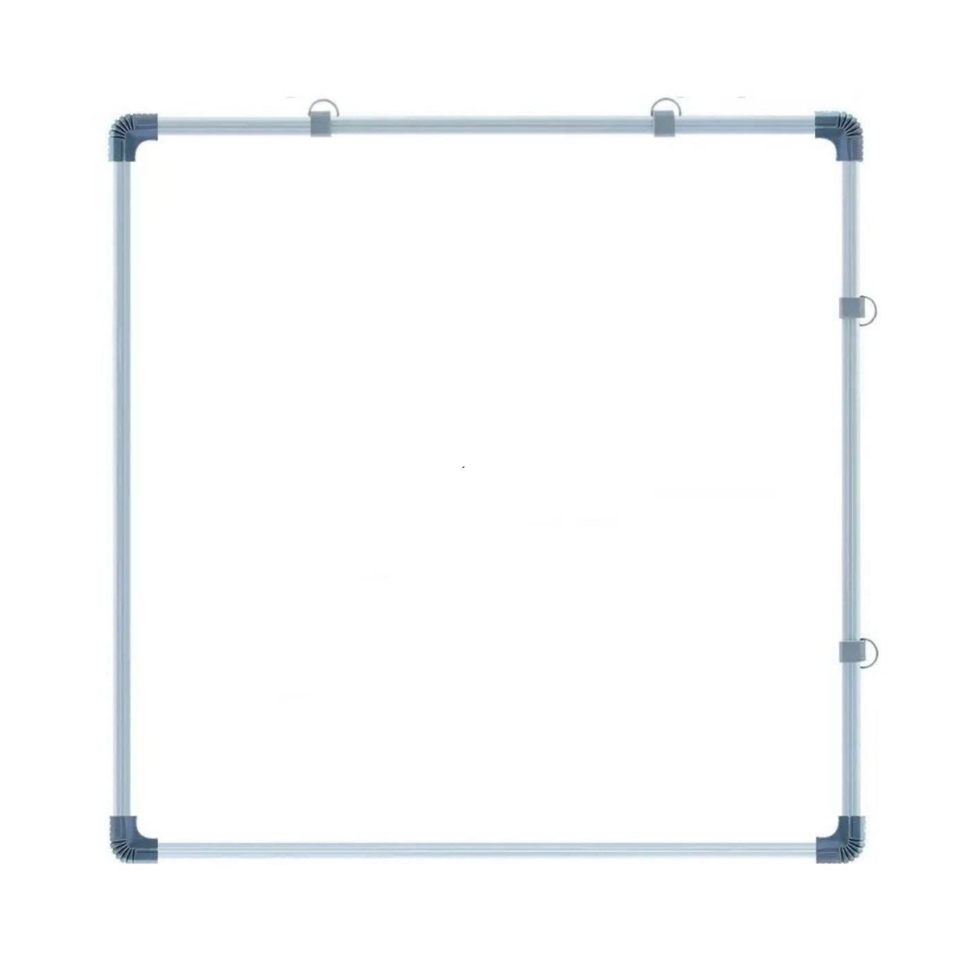 A2DR Non-Magnetic Double-Sided 2in1 White Board & Green Chalk Board Quality with Hanging Hooks