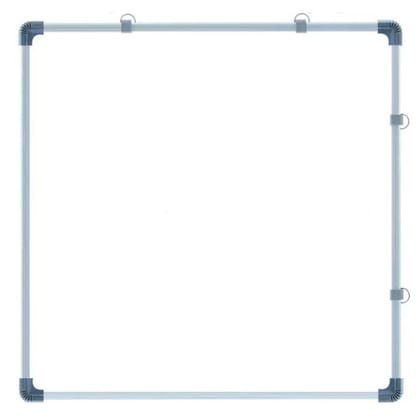 A2DR Non-Magnetic (2 x 2 Feet) Double-Sided 2in1 White Board & Green Chalk Board Quality with Hanging Hooks