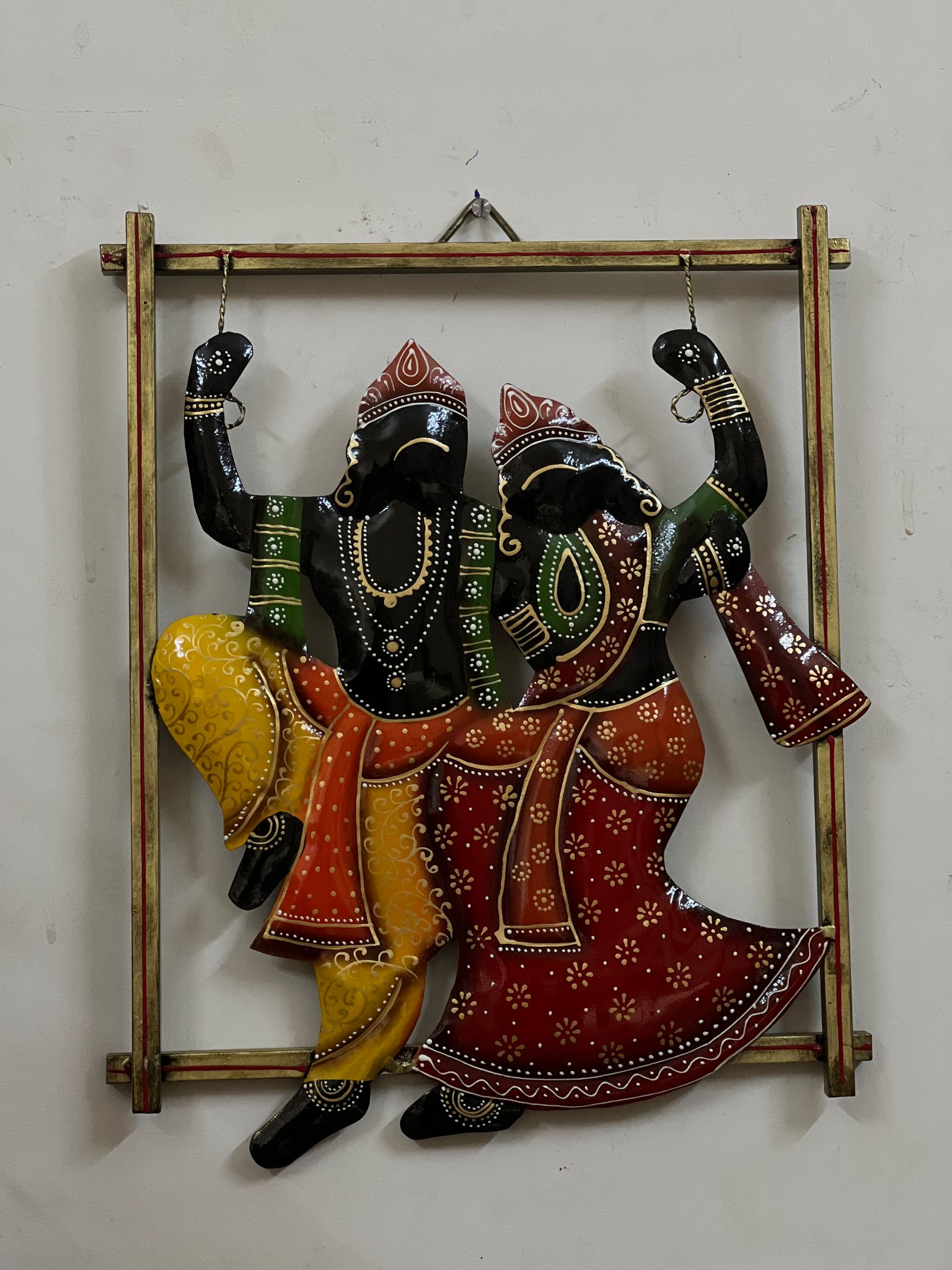 ANTIQUE WALL HANGING RADHA KRISHNA  DECORATIVE ITEM AND SHOWPIECES  HOME DECOR / RESTAURANT DECOR/ OFFICE DECOR/ TABLE DECOR/DRAWING ROOM DECOR / GIFT ITEM