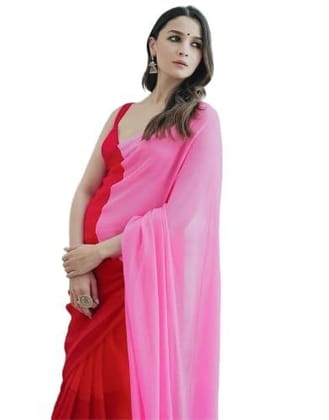 Women's Bollywood-inspired saree with Blouse Piece M_241