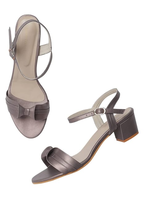 Grey Sandals Heels - Buy Grey Sandals Heels online in India