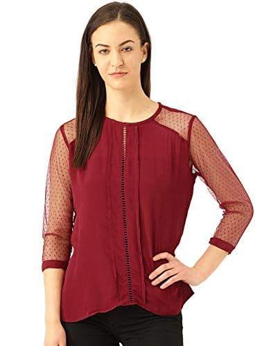 Marc Loire Women's Maroon Tops (AP00414310LL)