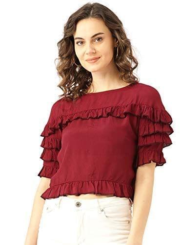 Marc Loire Women's Fashion Western Party & Casual Wear Top