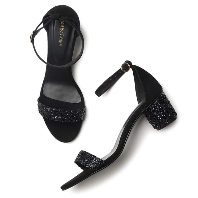 Buy Sky Blue Heeled Sandals for Women by Marc Loire Online | Ajio.com
