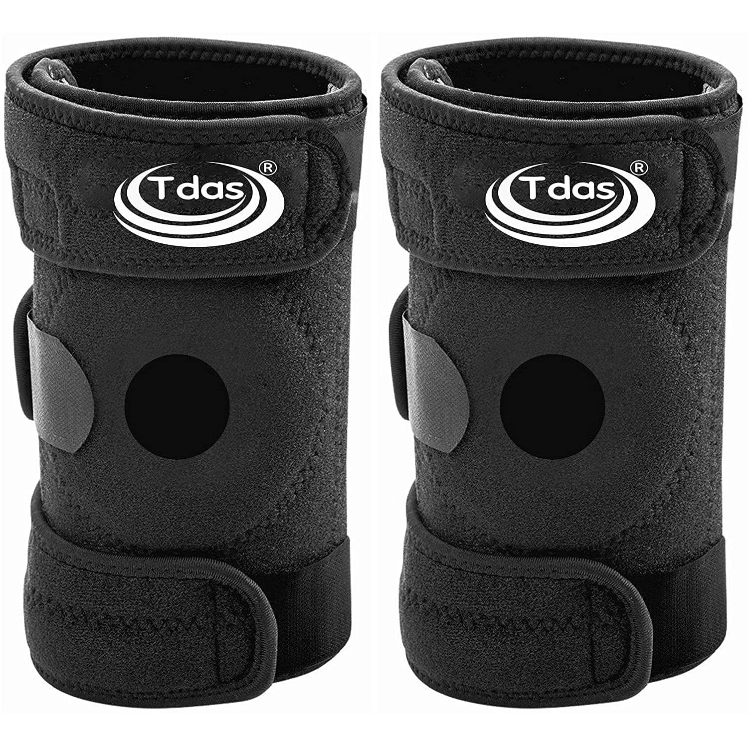 Tdas Knee Caps Support Cap for Women Men Brace Leg Pain Relief Products Sleeves Corrector Joint Guard Kneecap Pad (Pair, S-M)