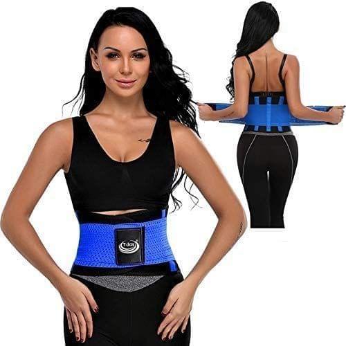 Tdas sweat slim belt for men women waist stomach belt shaper fitness belt yoga wrap hot belt unisex back pain gym running travel tummy workout