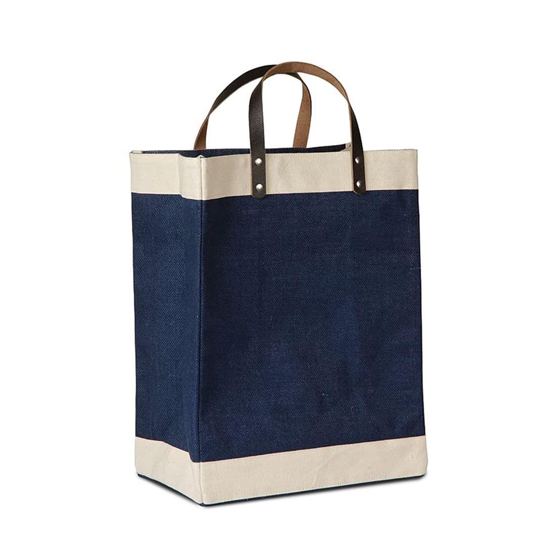 The Art People Blue Burlap Bag