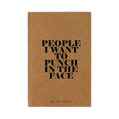 The Art People Punch Notebook - Unruled