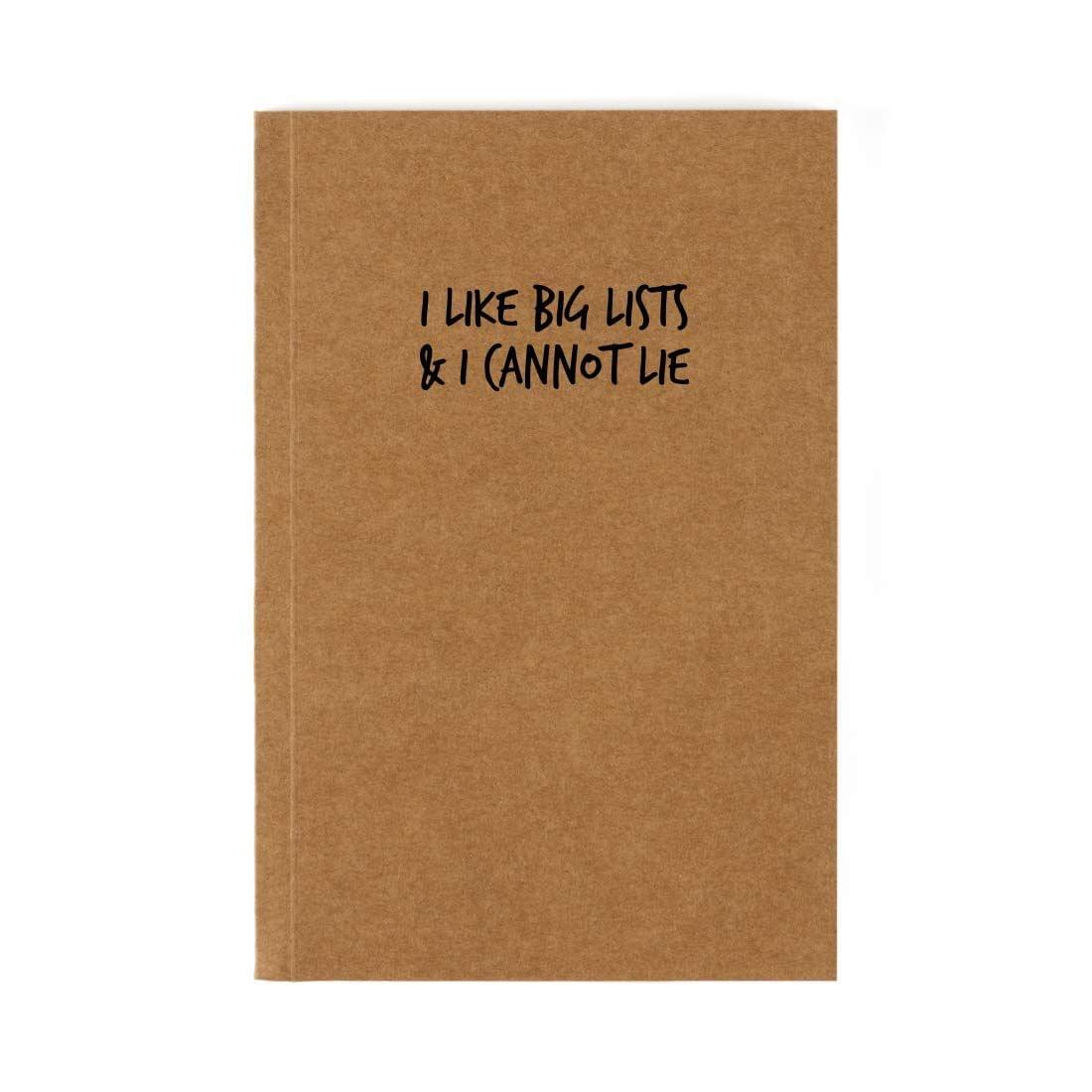 The Art People Big List Notebook - Unruled