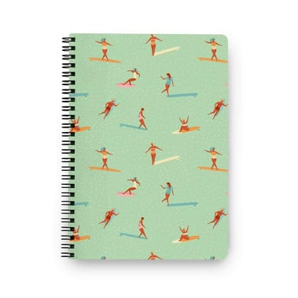 The Art People Surfer Wiro Notebook - Ruled