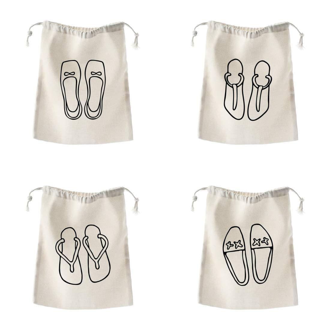 The Art People Shoe/ Lingerie Storage Bag - Set of 4