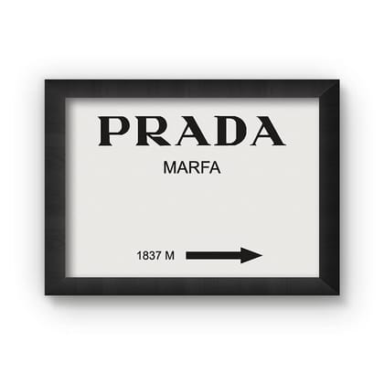 The Art People Prada Framed Poster