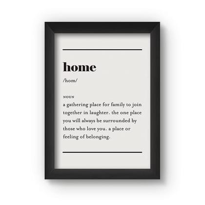 The Art People Home Framed Poster