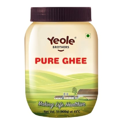 1000 ml White Ghee Jar