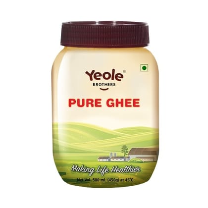 500 ml White Ghee Jar