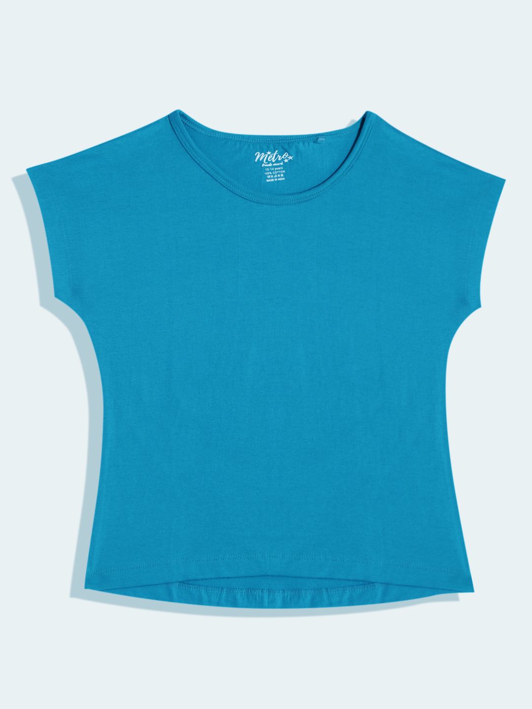 GIRLS BLUE CROP TOP