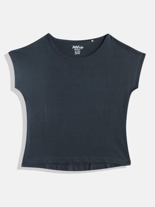 GIRLS DARK NAVY CROP TOP