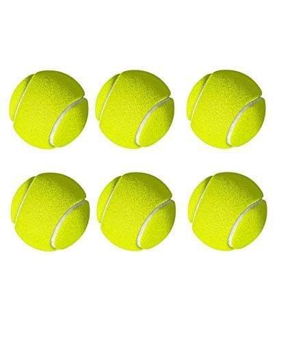 Netco Power Green Tennis Cricket Ball, Pack of 6