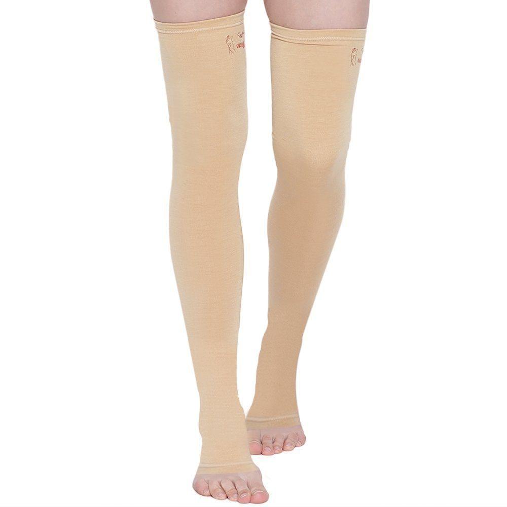 Boldwink Women's Full Coverage Thigh-Highs Long Drama Stockings for varicose vain and shaping