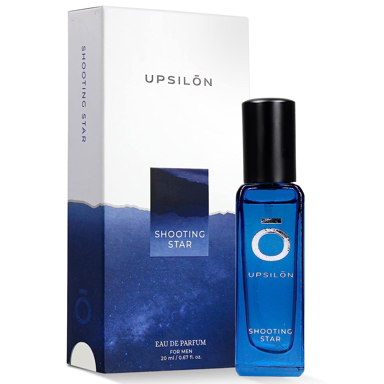 UPSILON Shooting Star Eau De Parfum - 20ML Premium Long Lasting Fresh & Powerful Fragrance Mens Perfume Spray Travel Friendly Luxury Parfum Scent