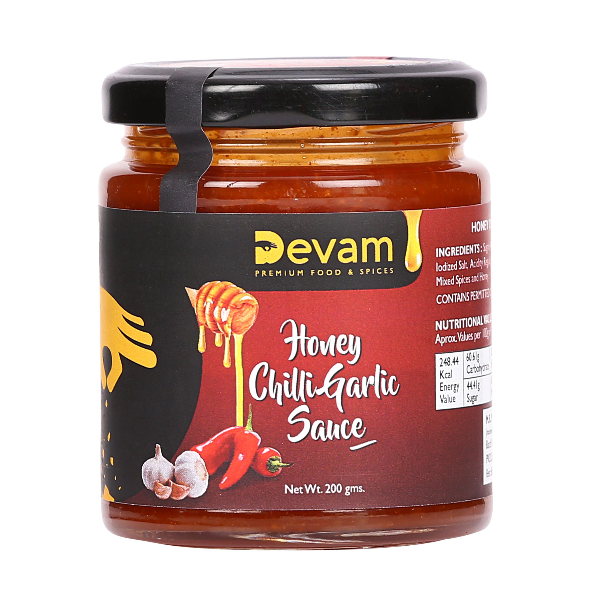 Devam Honey Chilli Garlic Sauce, 200g