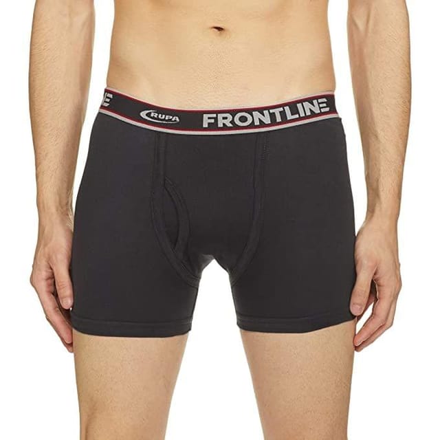 Pure Cotton Printed rupa frontline front open trunk, Briefs at