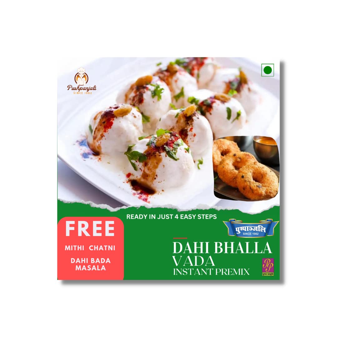 Pushpanjali Dahi Vada/Dahi Bhalla Instant Pre Mix (300g) (Pack of 2)