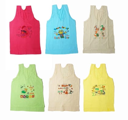 Y&N Unisex Regular Vest (Pack of 6)