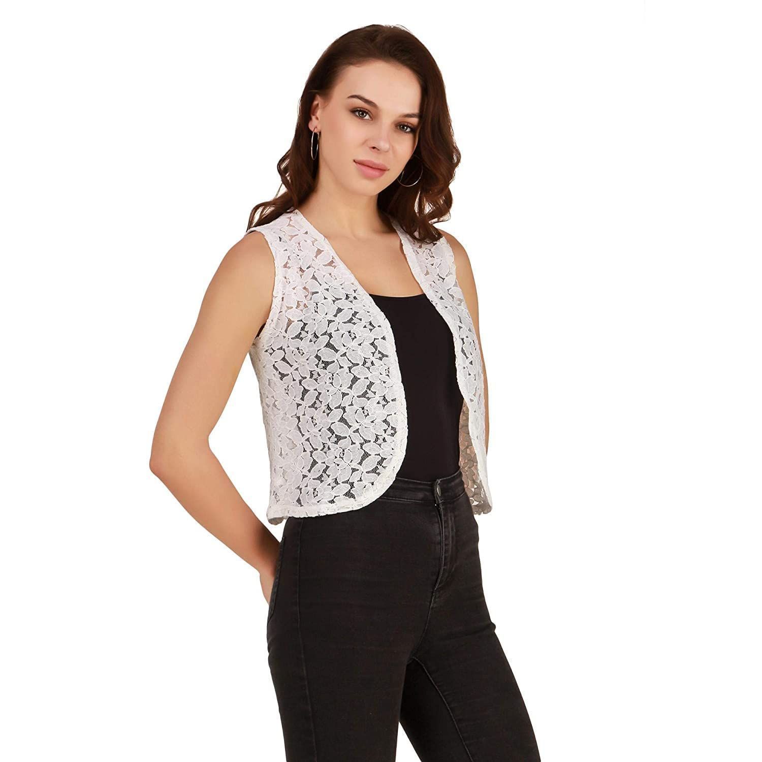 Sleeveless tops hot sale with shrugs