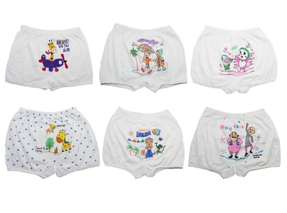 Yuni-Go Boy's & Girl's Cotton Briefs(Pack of 6)